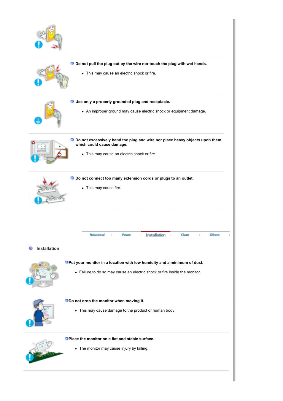 Installation | Samsung RT19FSSS User Manual | Page 3 / 62