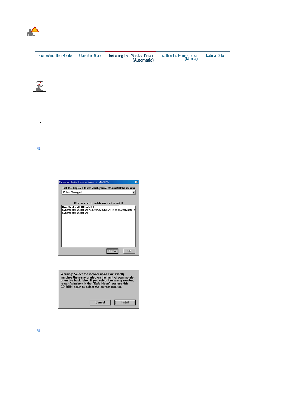 Installing the monitor driver (manual) | Samsung LS19HJDQHV-XAA User Manual | Page 16 / 63