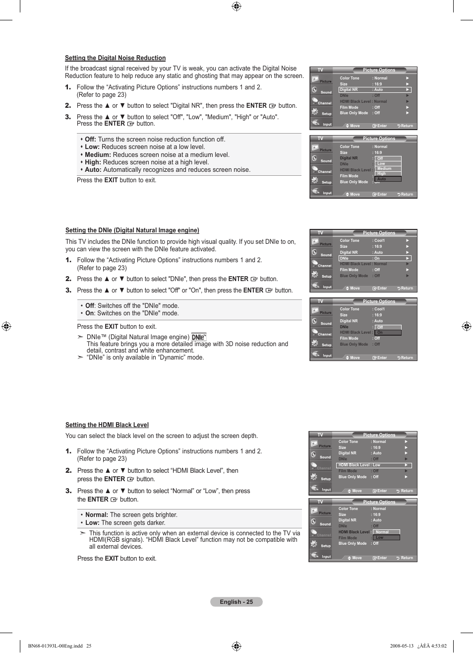 Samsung LN32A540P2DXZA User Manual | Page 27 / 133