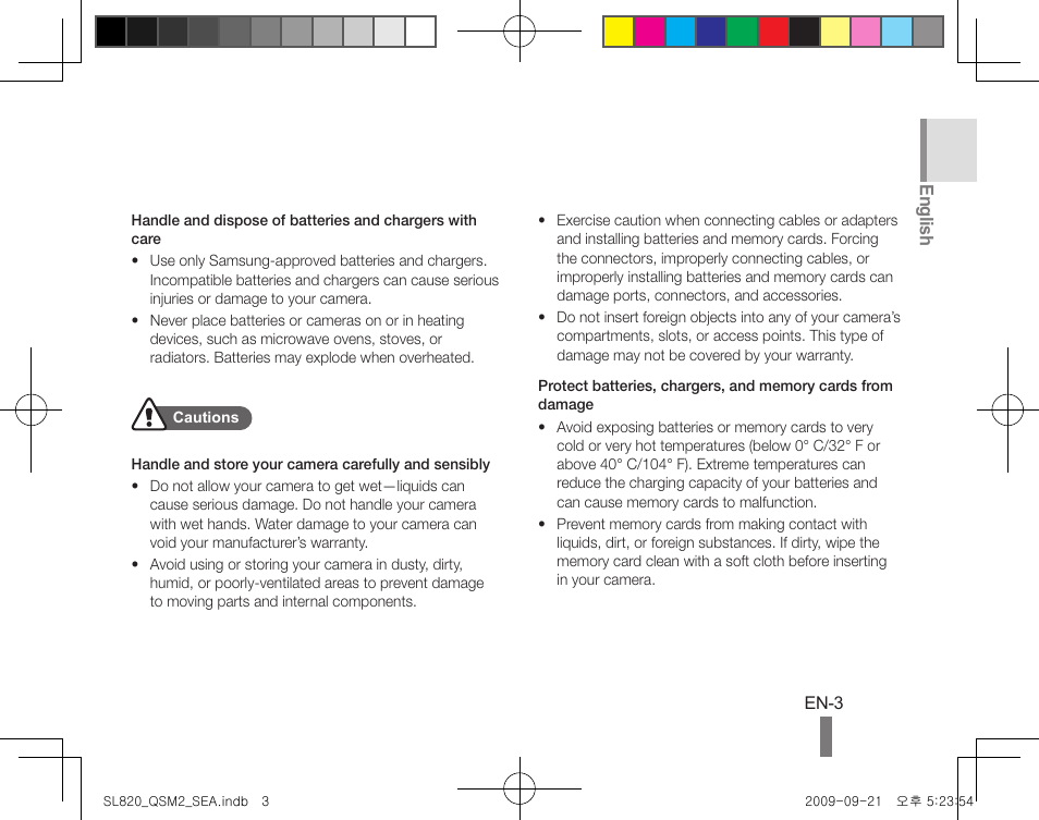 Samsung EC-SL820SBP-US User Manual | Page 3 / 22