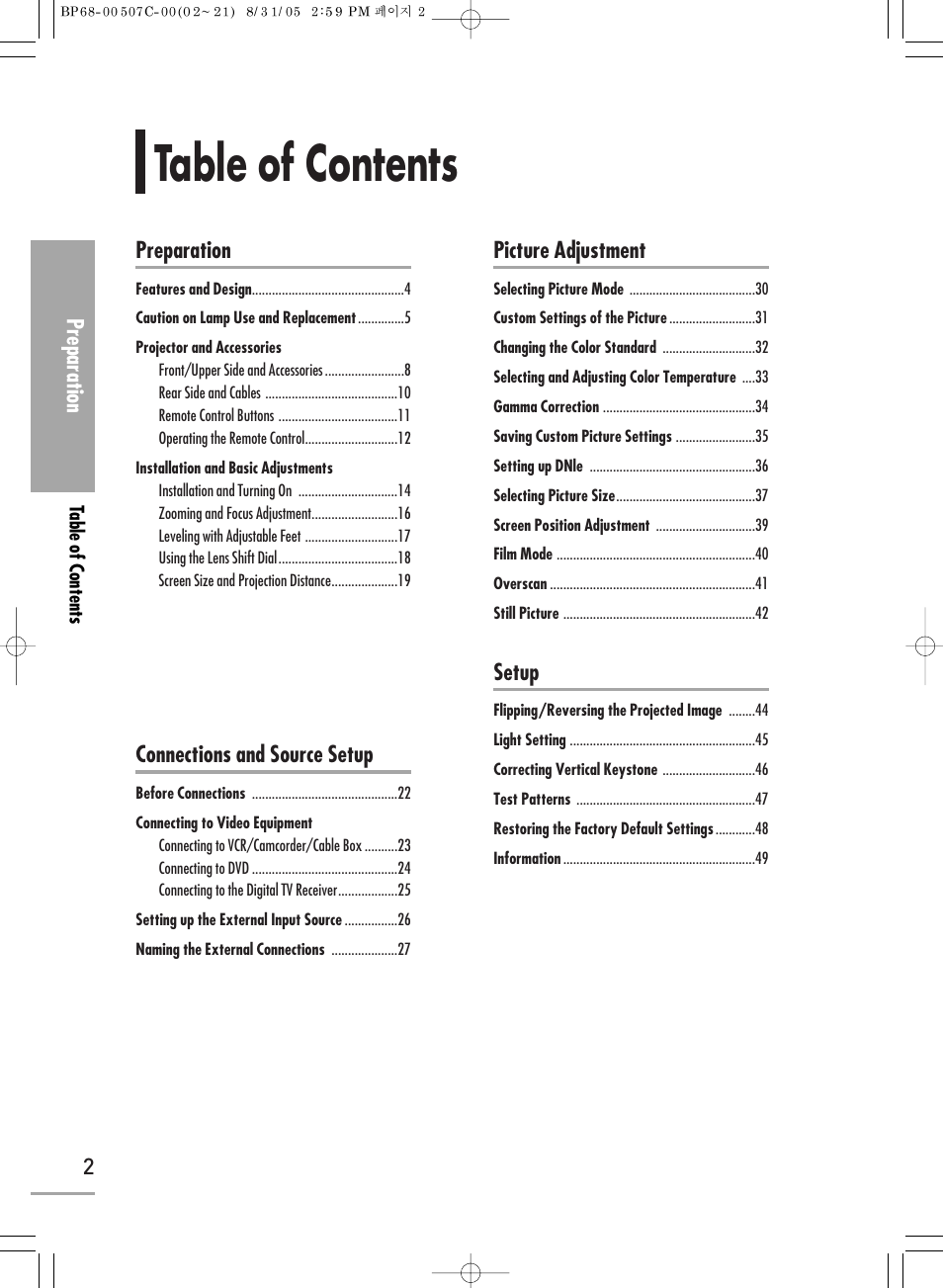 Samsung SPH700AEX-XAA User Manual | Page 2 / 84