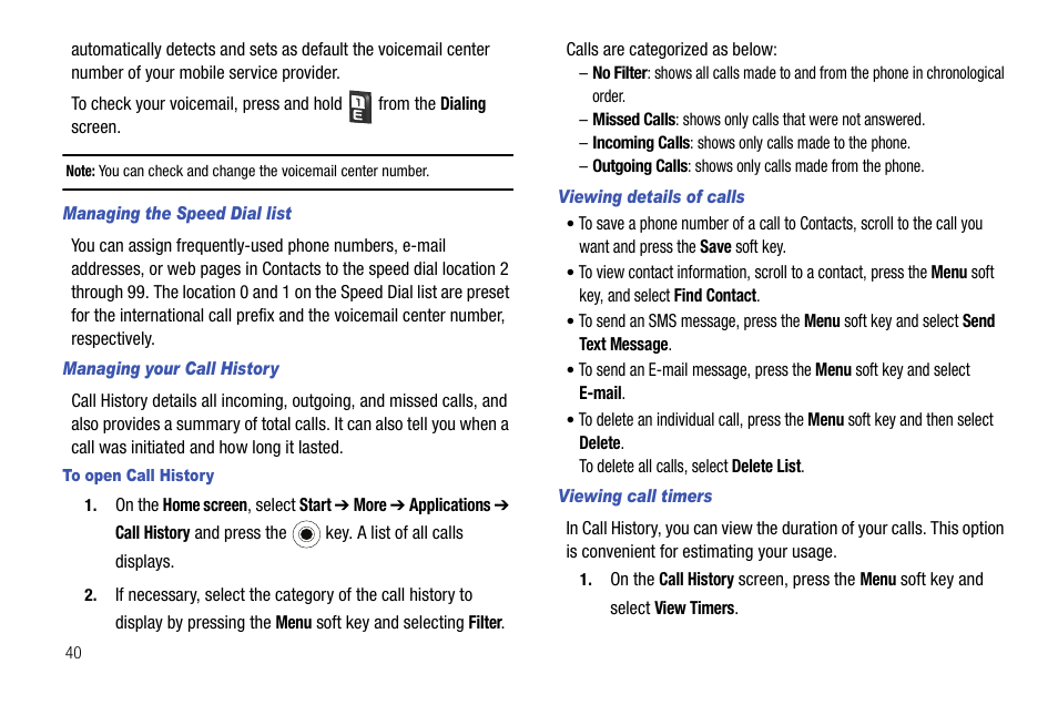 Samsung SGH-I627MAAATT User Manual | Page 43 / 154