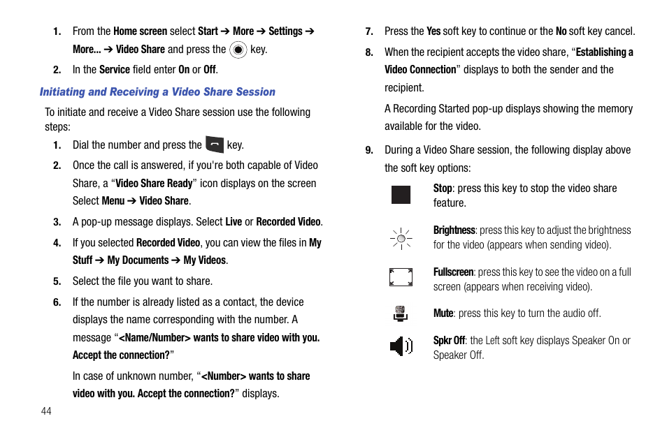 Samsung SGH-I627MAAATT User Manual | Page 47 / 154