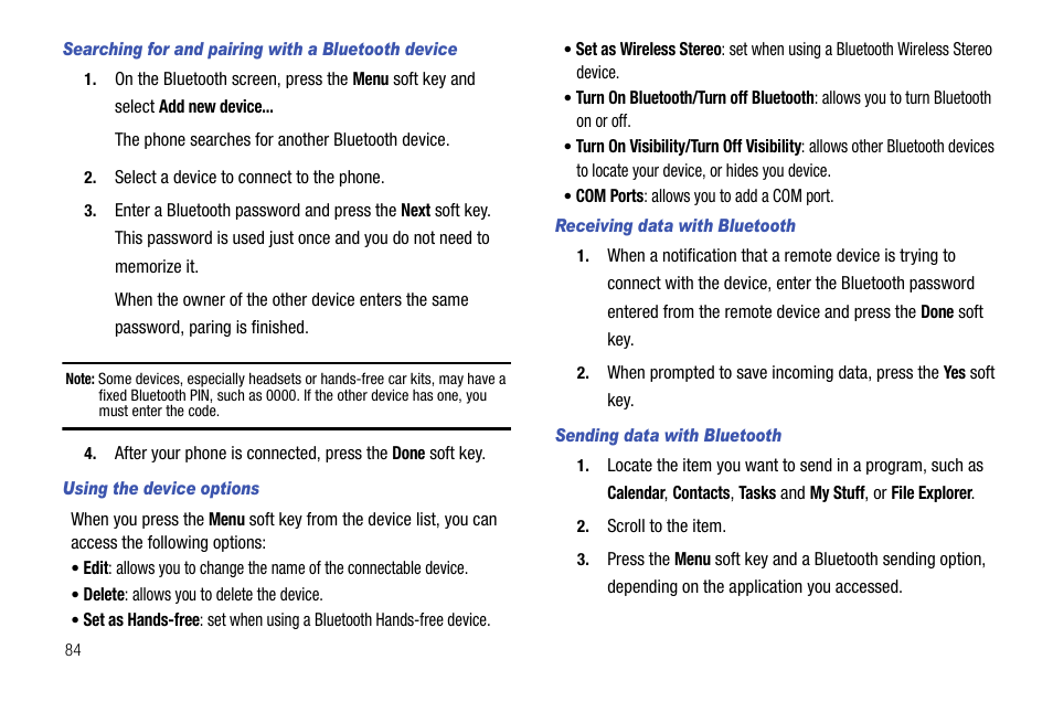 Samsung SGH-I627MAAATT User Manual | Page 87 / 154