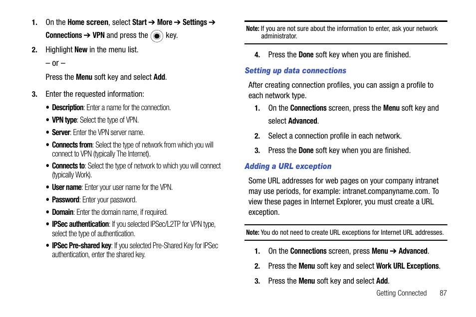 Samsung SGH-I627MAAATT User Manual | Page 90 / 154
