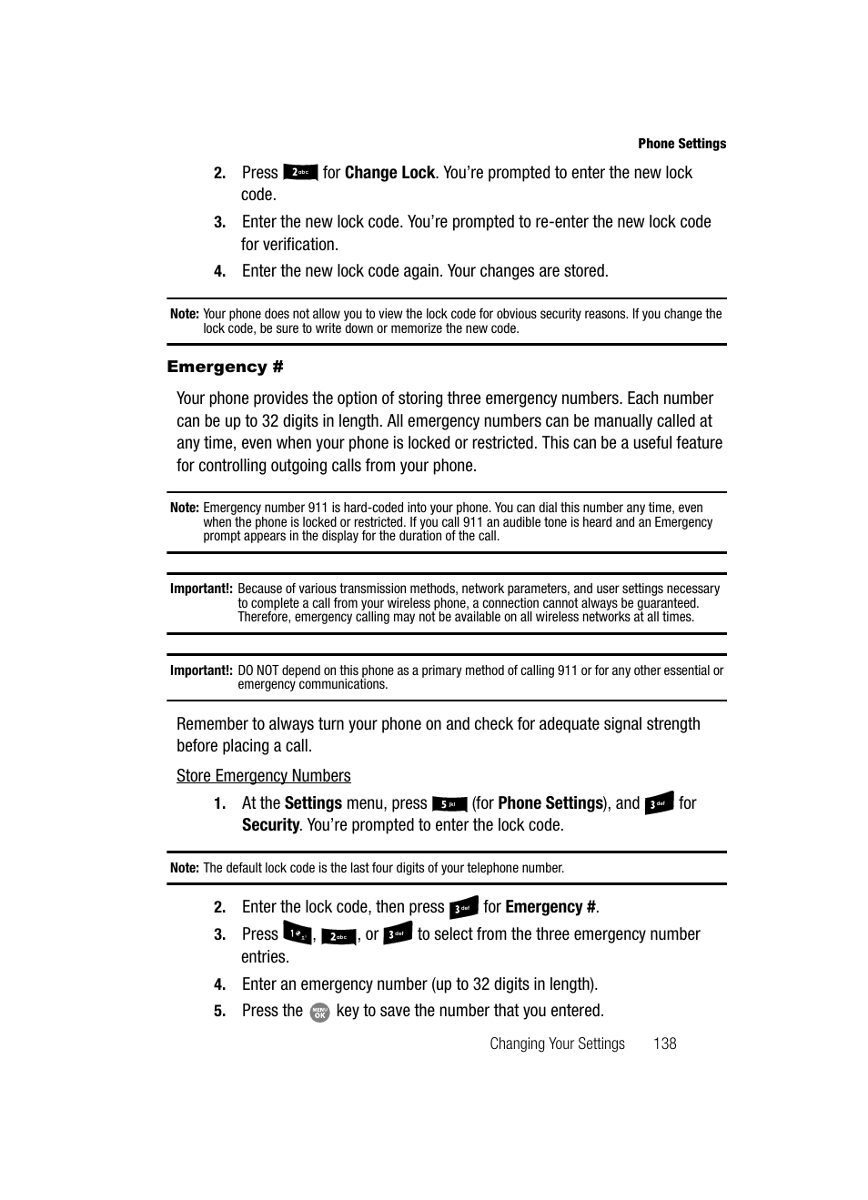 Emergency | Samsung SCH-R500ZRACRI User Manual | Page 141 / 180