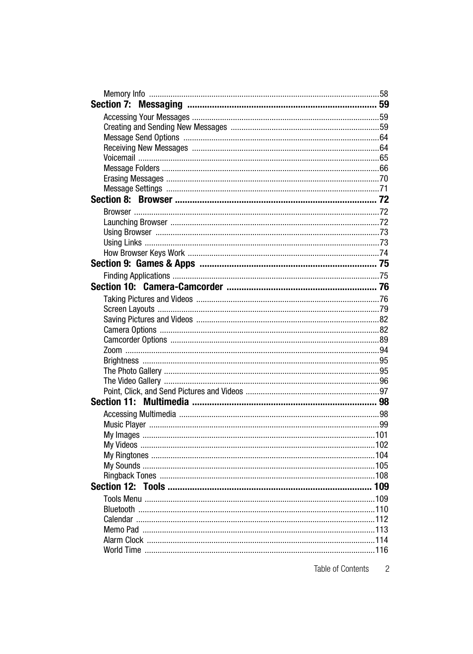 Samsung SCH-R500ZRACRI User Manual | Page 5 / 180