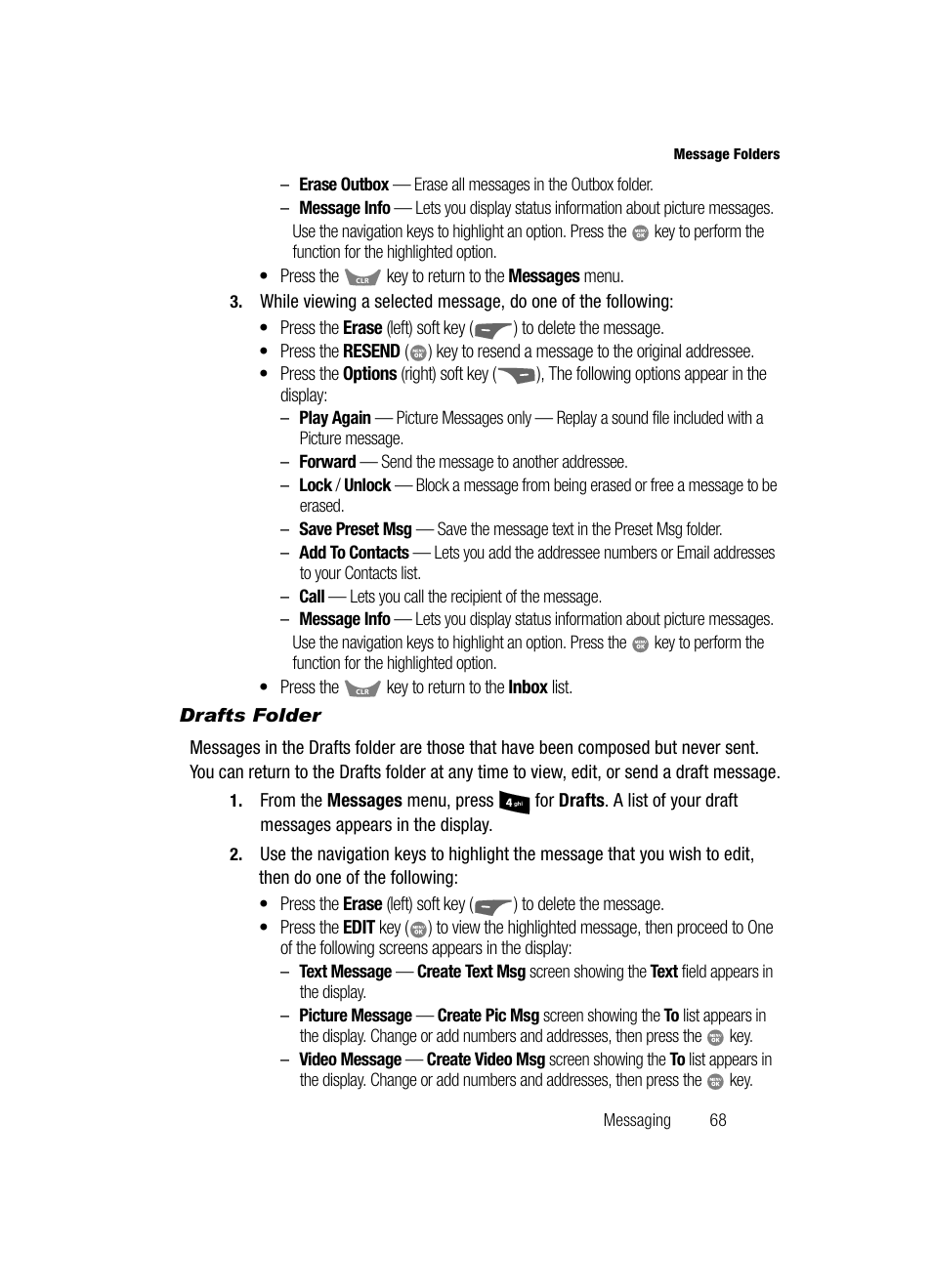 Drafts folder | Samsung SCH-R500ZRACRI User Manual | Page 71 / 180