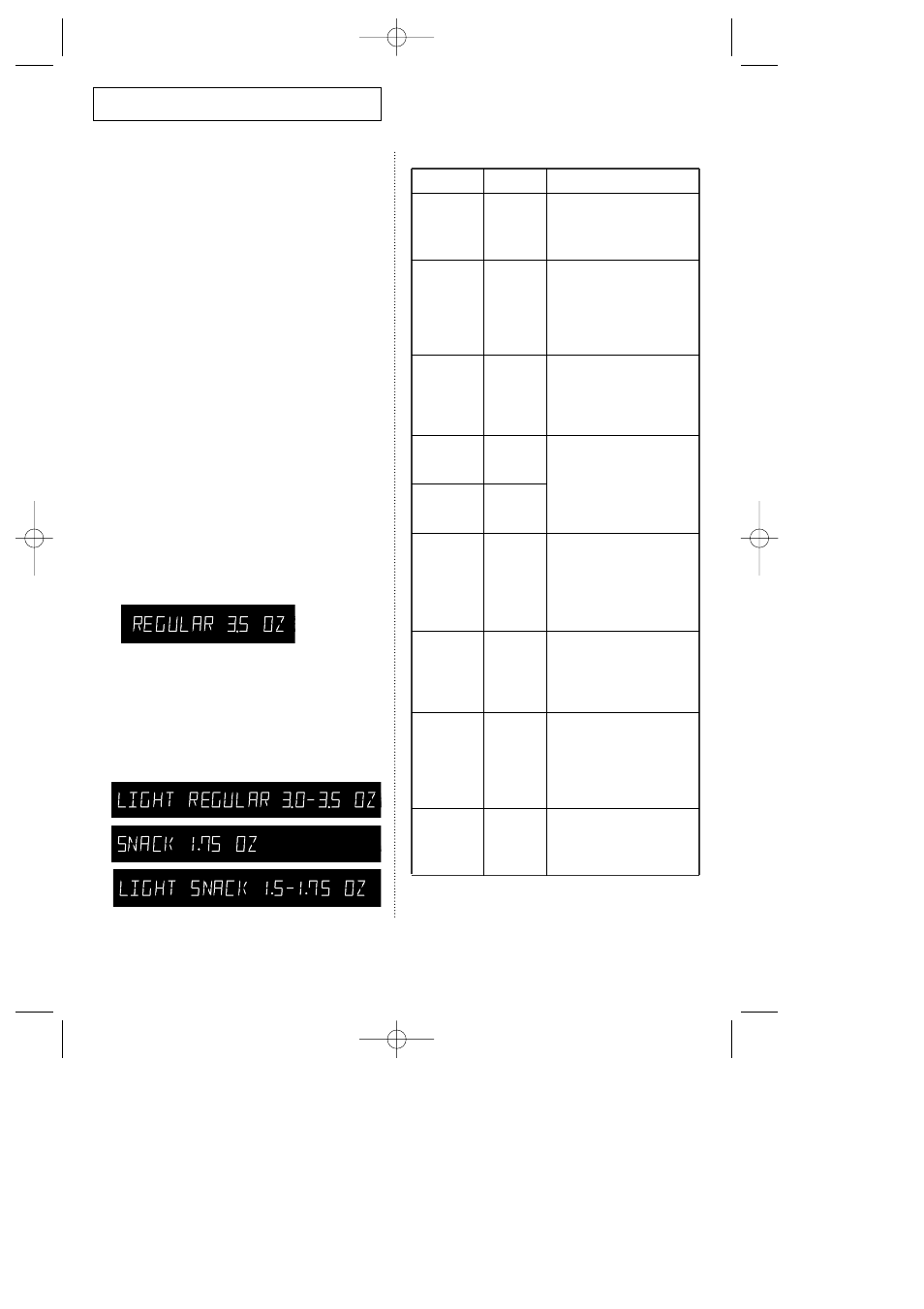 Using the help system, Using the instant cook buttons, Instant cook chart | Samsung MW5892S-XAA User Manual | Page 9 / 28