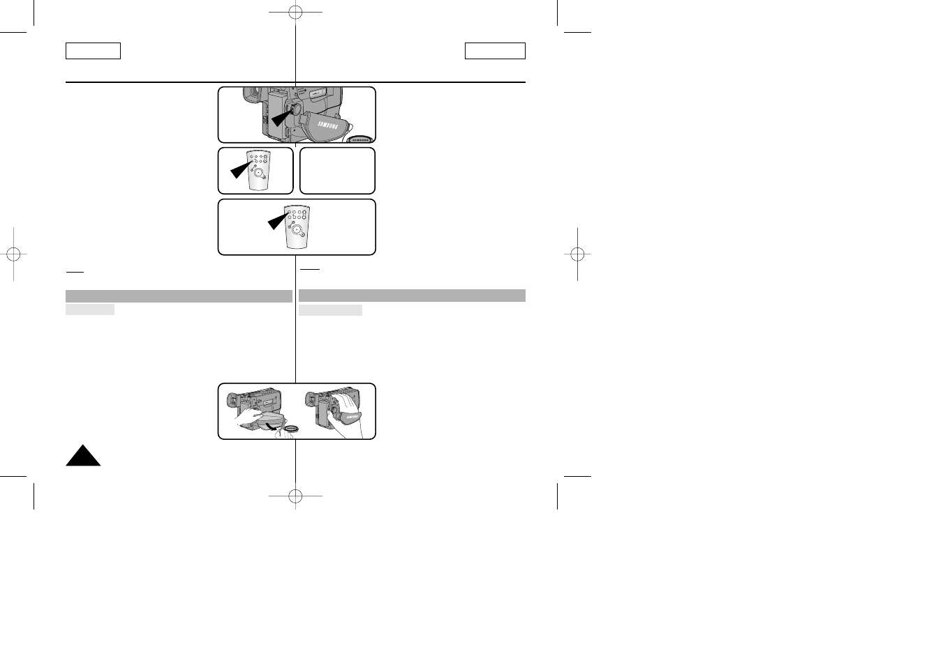 Preparing, Configuración de la videocámara | Samsung SC-L870-XAP User Manual | Page 16 / 71