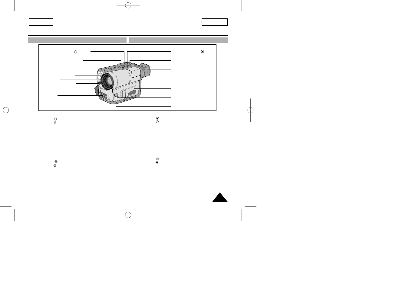 Getting to know your camcorder, Familiarisez-vous avec le caméscope | Samsung SC-L870-XAP User Manual | Page 9 / 71