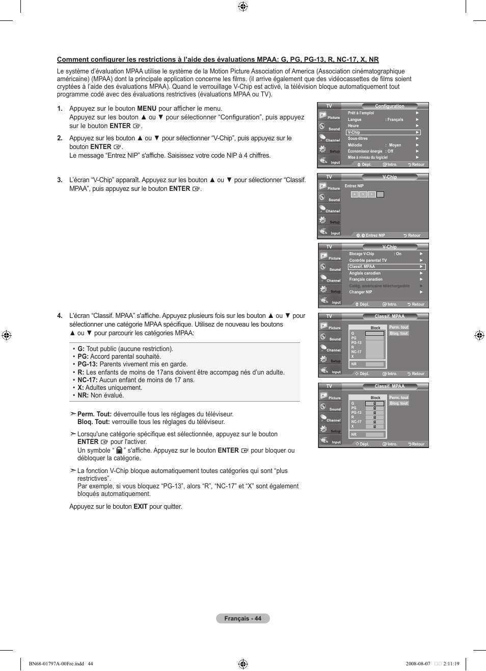 Samsung LN32A300J1DXZA User Manual | Page 108 / 187