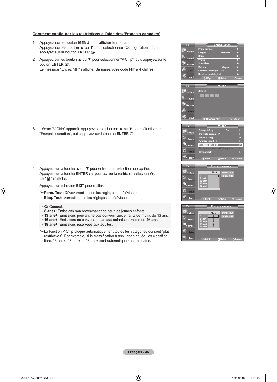 Samsung LN32A300J1DXZA User Manual | Page 110 / 187