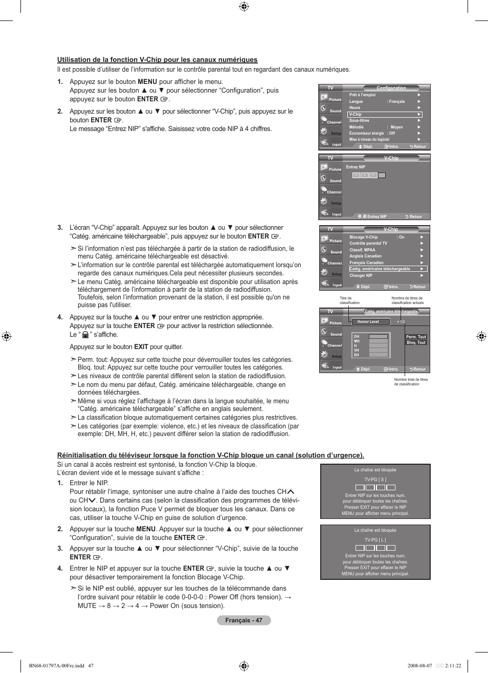 Samsung LN32A300J1DXZA User Manual | Page 111 / 187