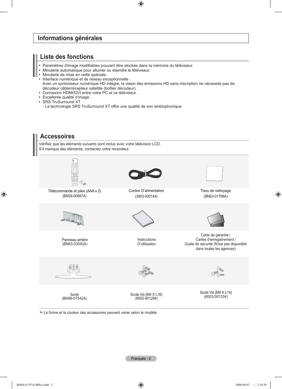 Samsung LN32A300J1DXZA User Manual | Page 66 / 187