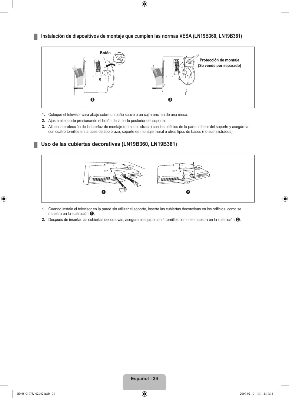 Samsung LN19B361C5DXZA User Manual | Page 87 / 93