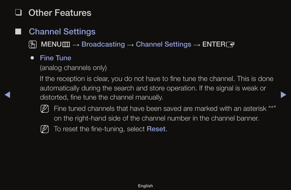 Other features | Samsung UN55F6100AFXZA User Manual | Page 29 / 130