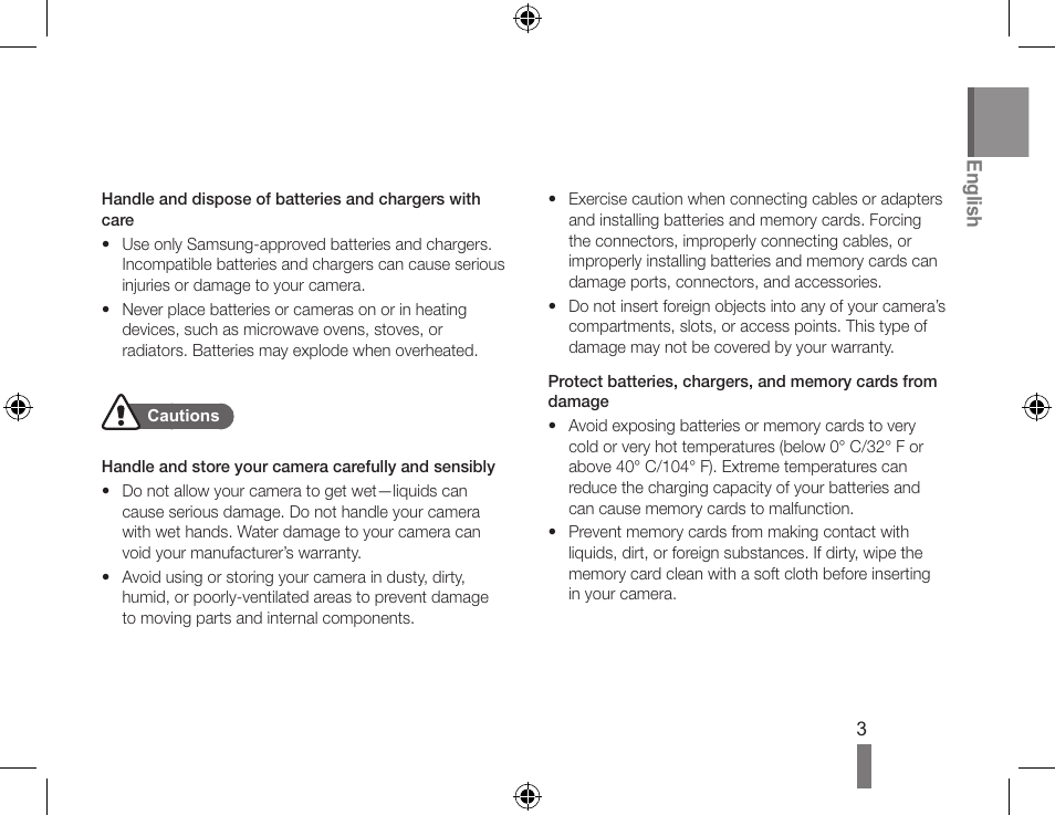 Samsung EC-HZ25WZBPBUS User Manual | Page 3 / 22