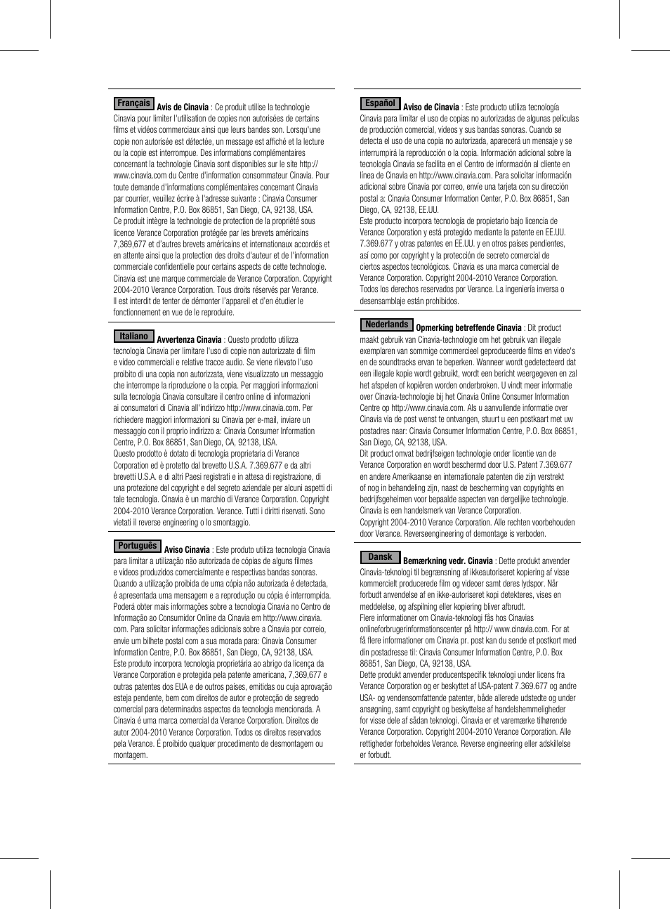 Samsung BD-D6100C-ZA User Manual | Page 73 / 79