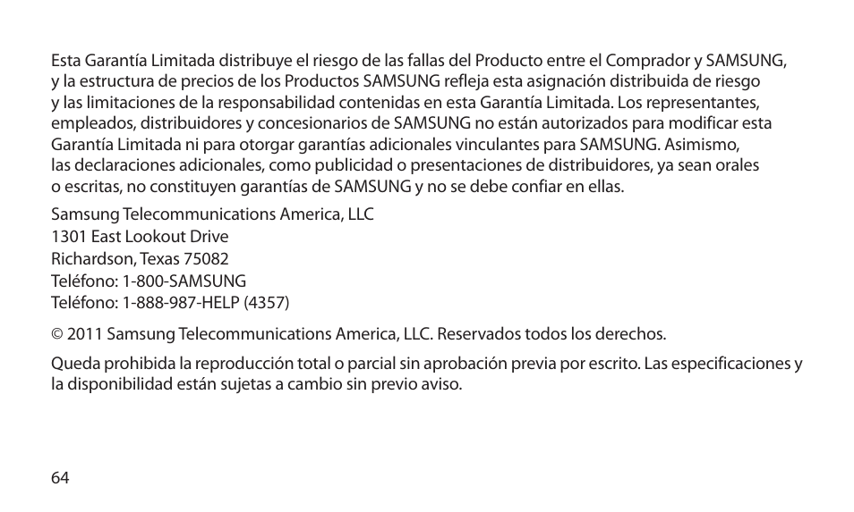 Samsung BHM1800NDACSTA User Manual | Page 66 / 68