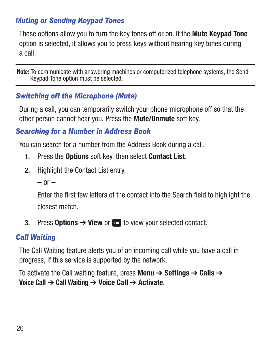Samsung SGH-T255YKATFN User Manual | Page 30 / 92