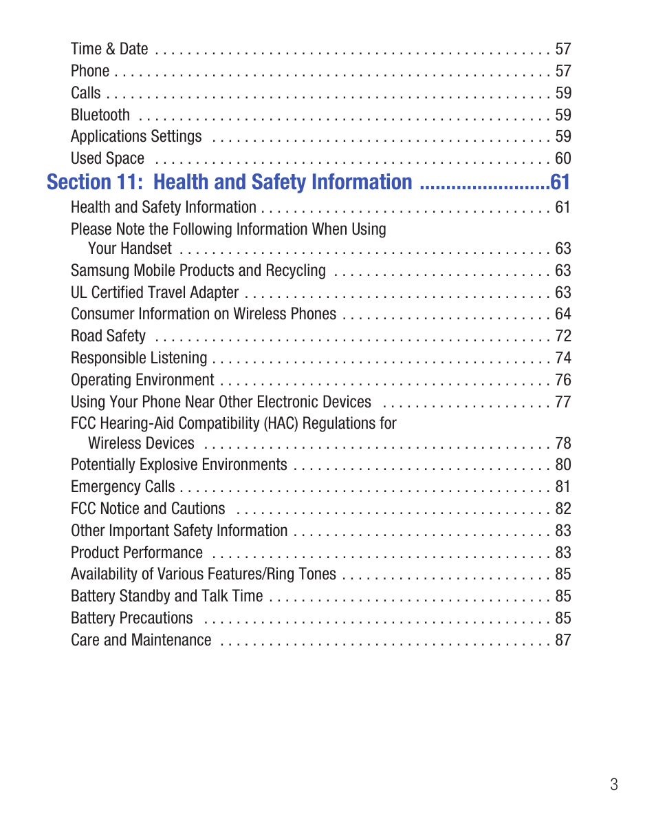 Samsung SGH-T255YKATFN User Manual | Page 7 / 92