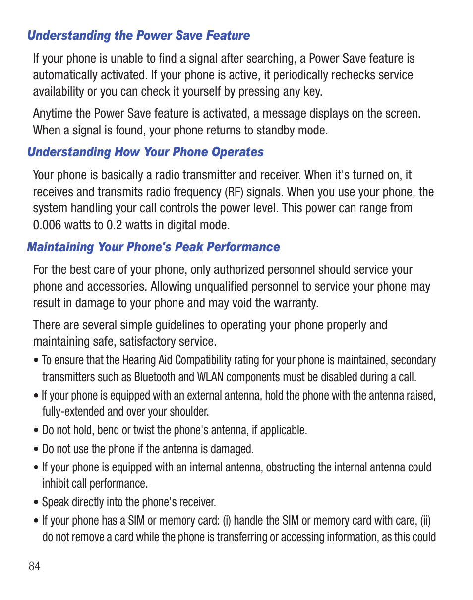 Samsung SGH-T255YKATFN User Manual | Page 88 / 92