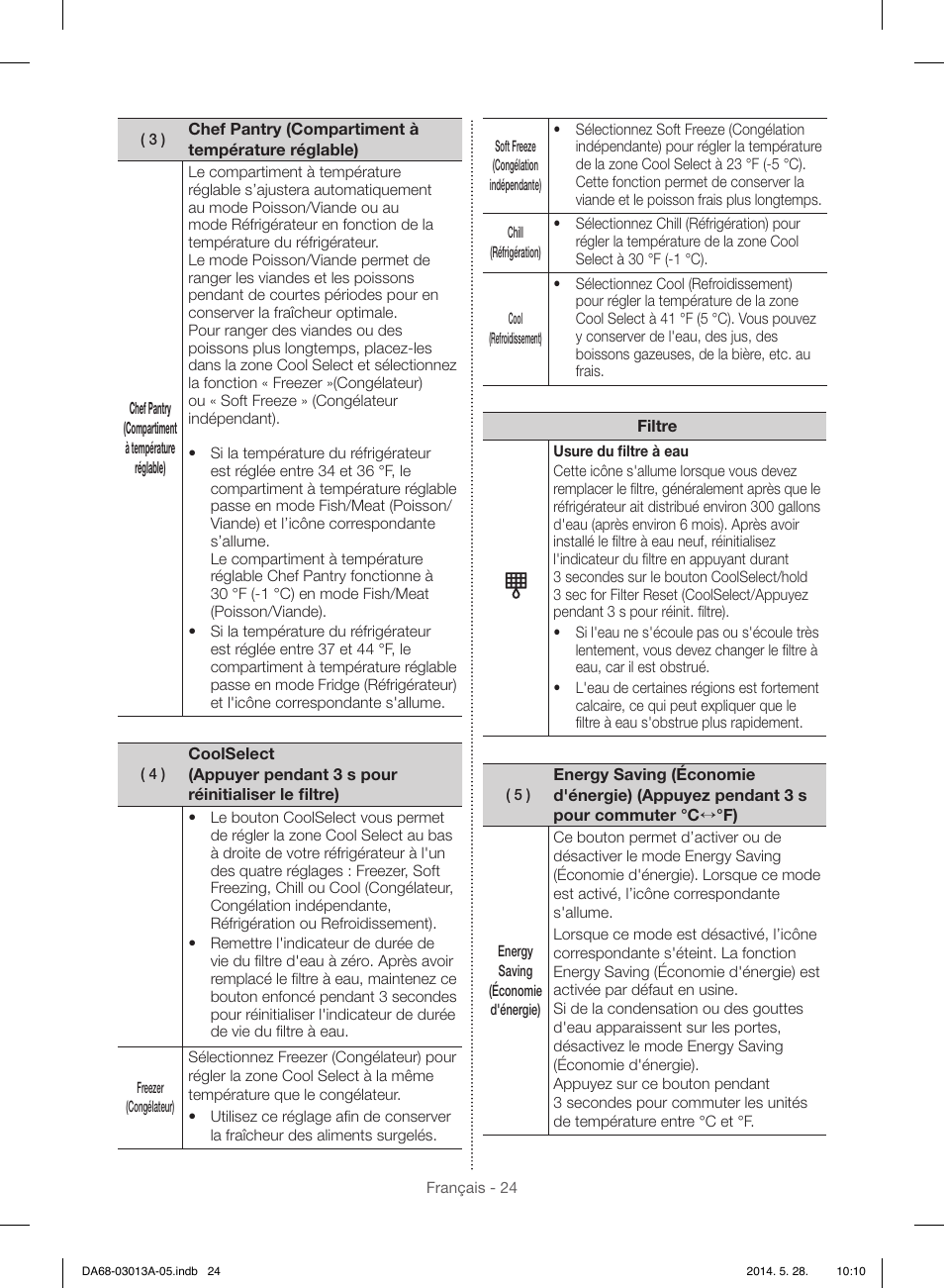 Samsung RF34H9960S4-AA User Manual | Page 146 / 180