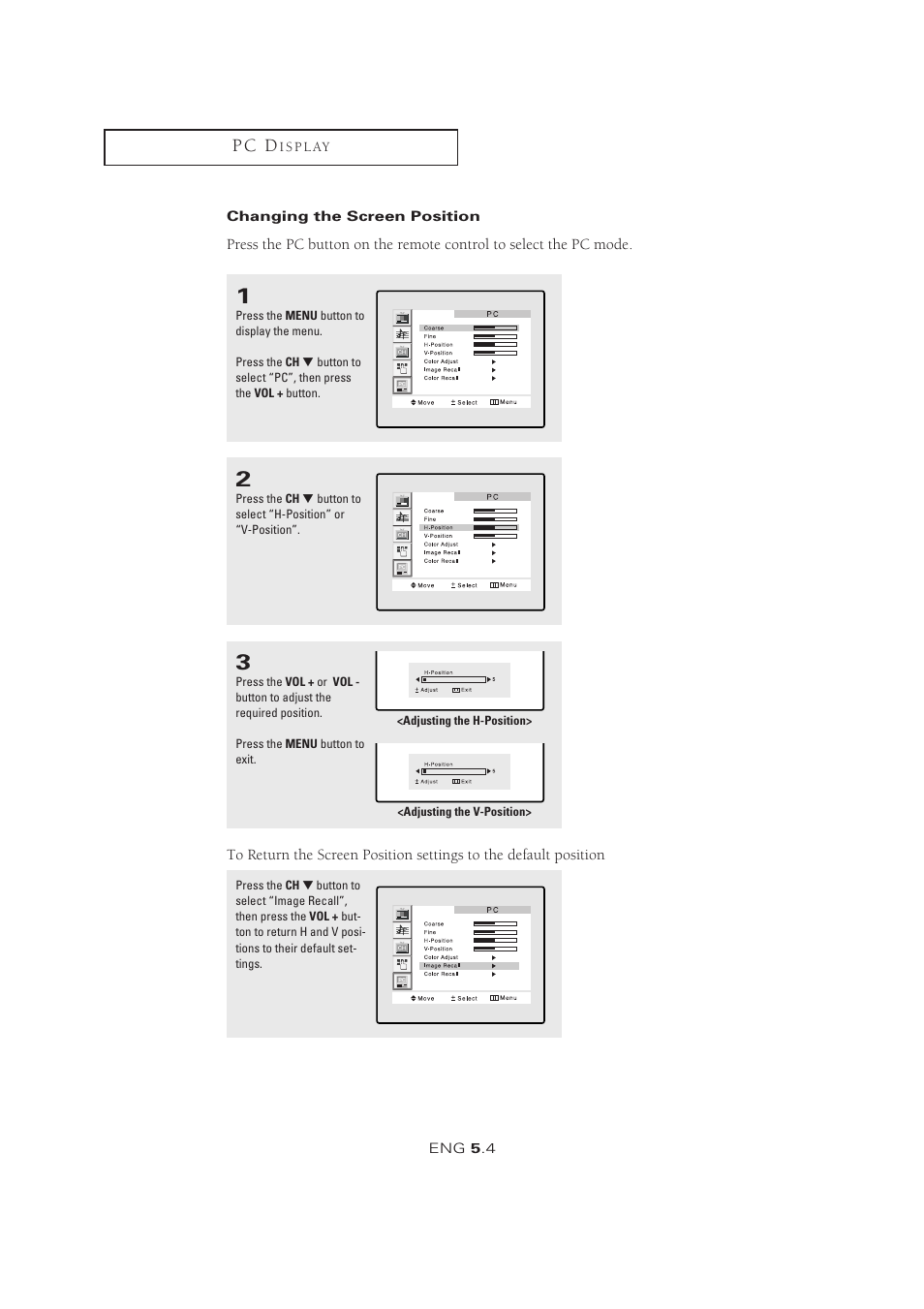 P c d | Samsung LTM1525X-XAA User Manual | Page 57 / 65