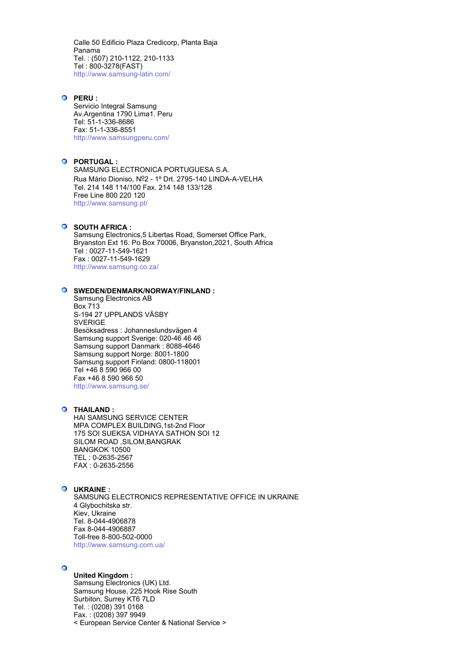 Samsung RL19PSUSQ User Manual | Page 88 / 99
