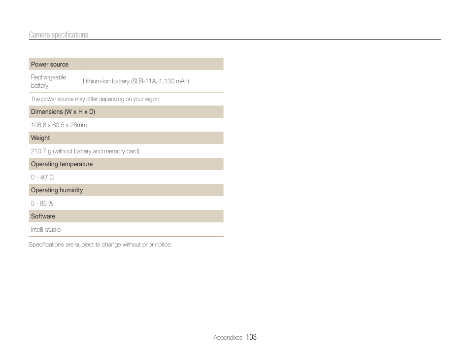 Samsung EC-HZ30WZBPBUS User Manual | Page 104 / 109