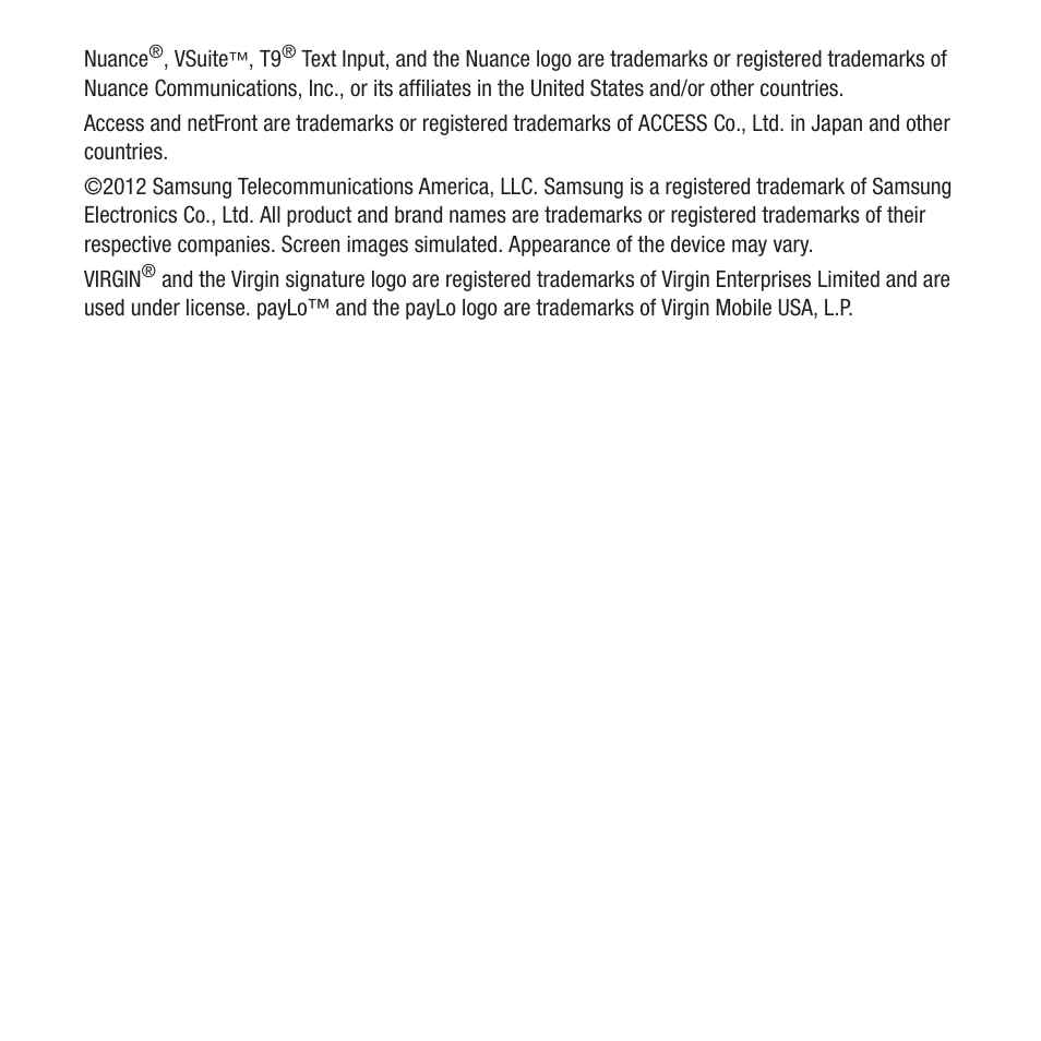 Samsung SPH-M270ZKAVMU User Manual | Page 4 / 109