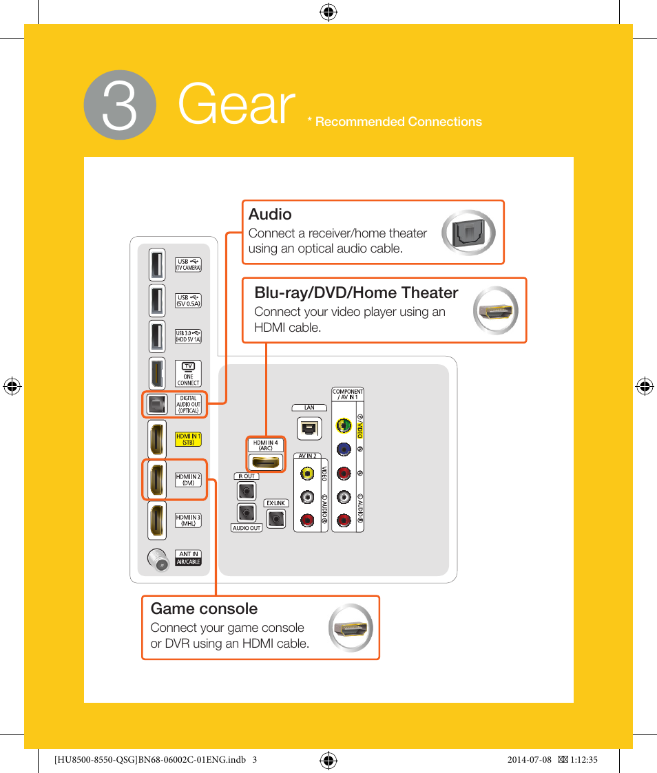 Gear | Samsung UN85HU8550FXZA User Manual | Page 3 / 10