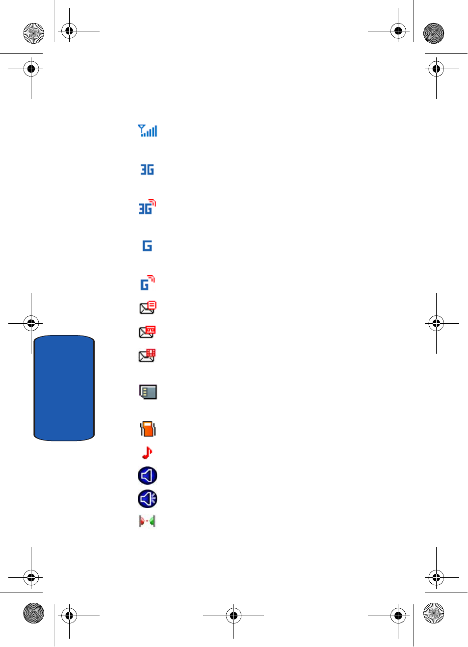 Icons | Samsung SGH-ZX10IBACIN User Manual | Page 30 / 278