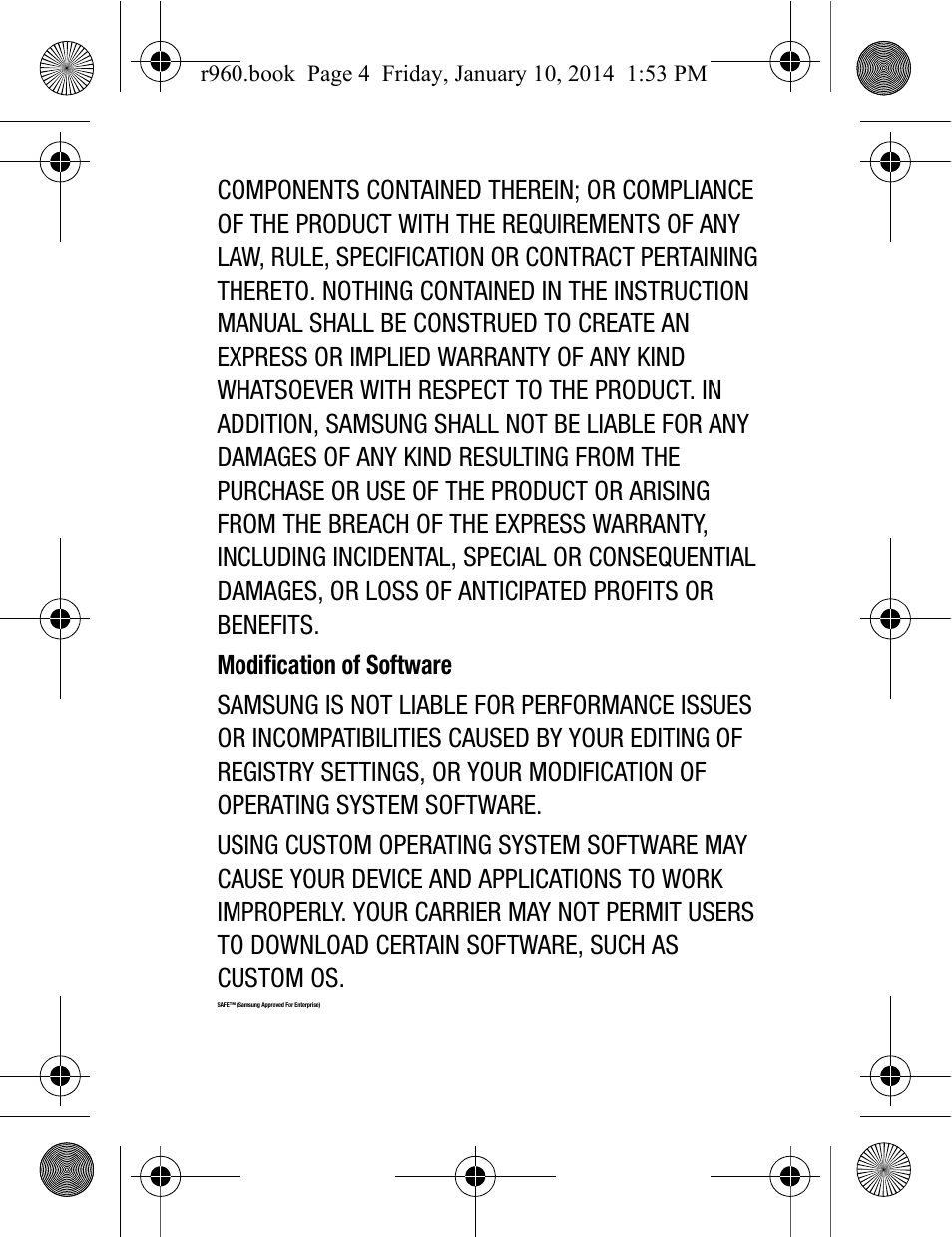 Samsung SCH-R960ZKAUSC User Manual | Page 4 / 87