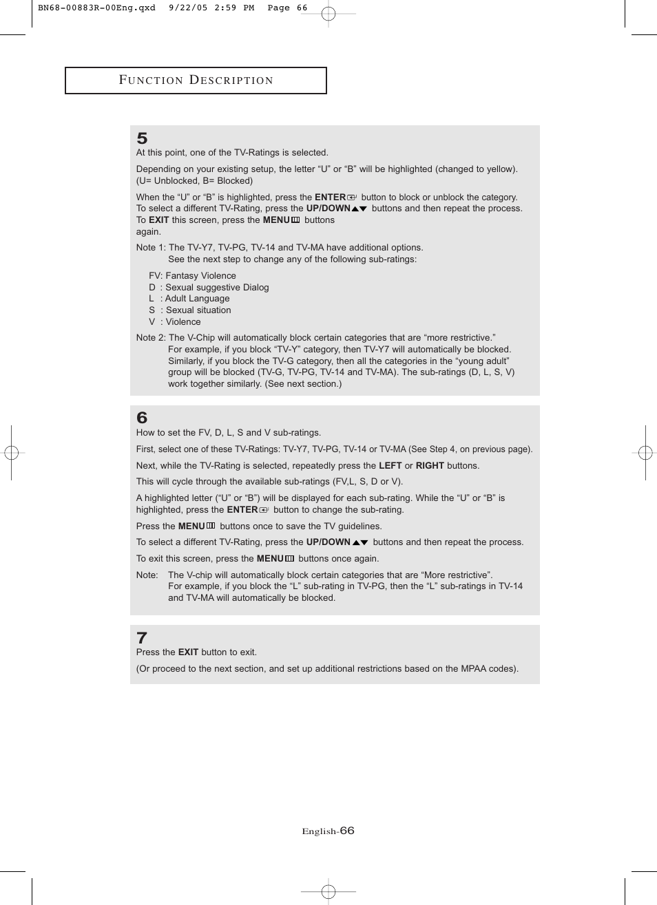 Samsung LNR238WAX-XAA User Manual | Page 71 / 88
