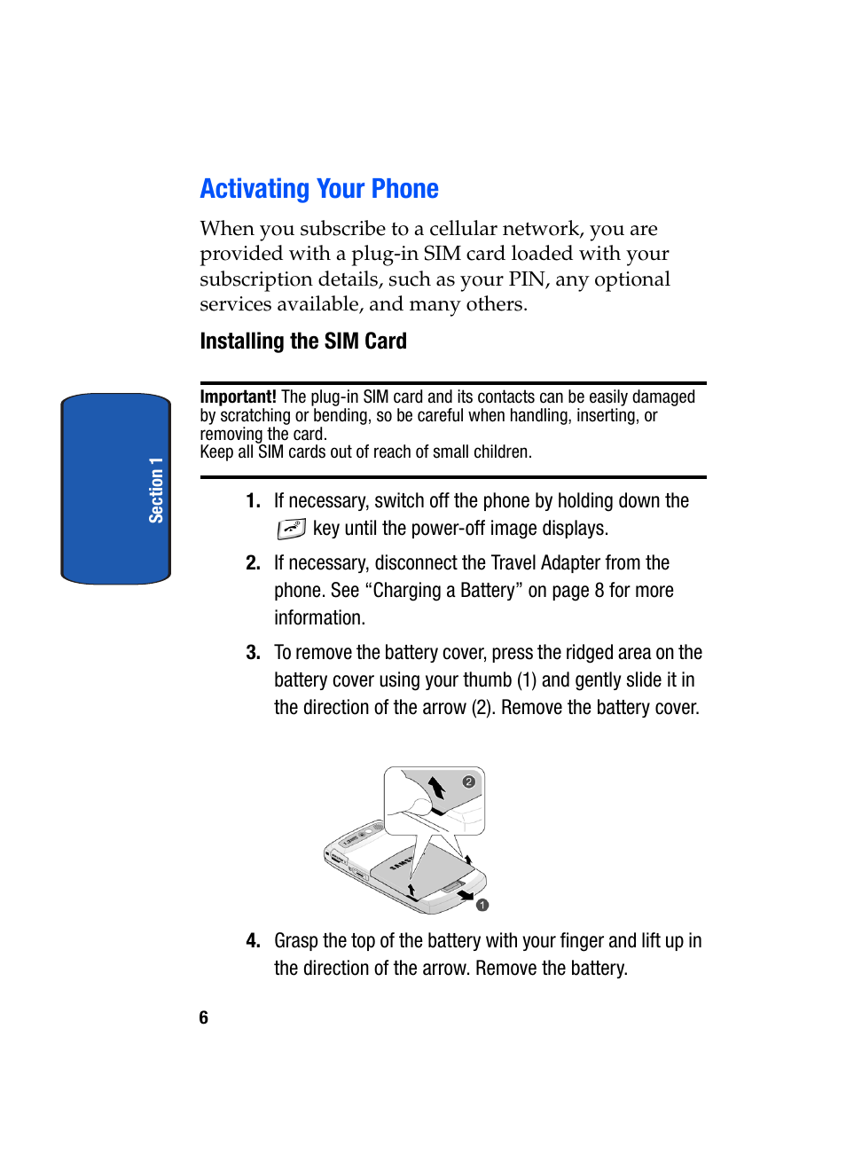 Activating your phone | Samsung SGH-T629ASBTMB User Manual | Page 10 / 218
