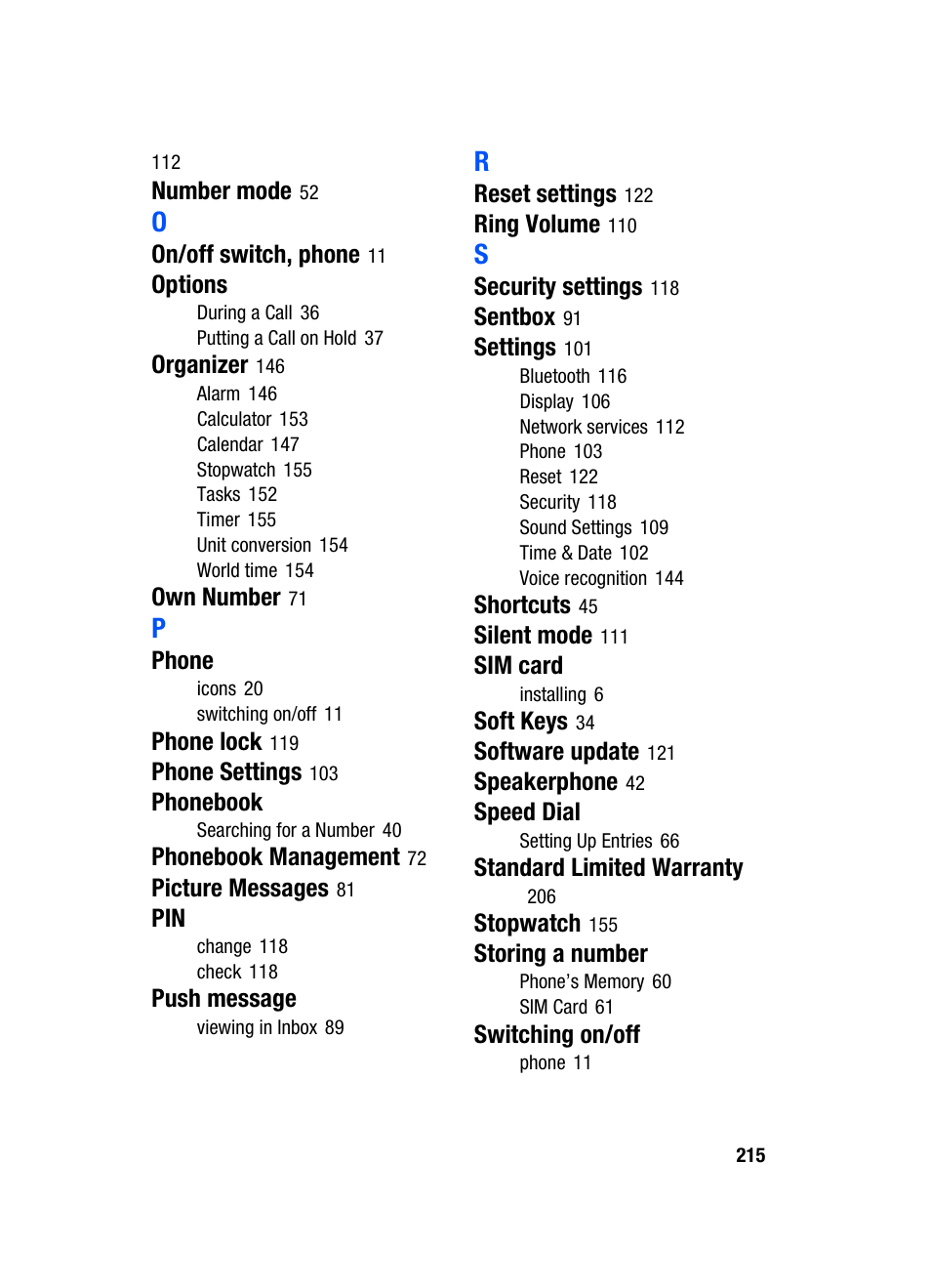 Samsung SGH-T629ASBTMB User Manual | Page 217 / 218