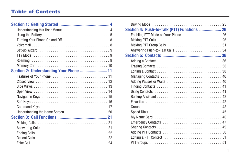 Samsung SCH-U660CNAVZW User Manual | Page 7 / 163