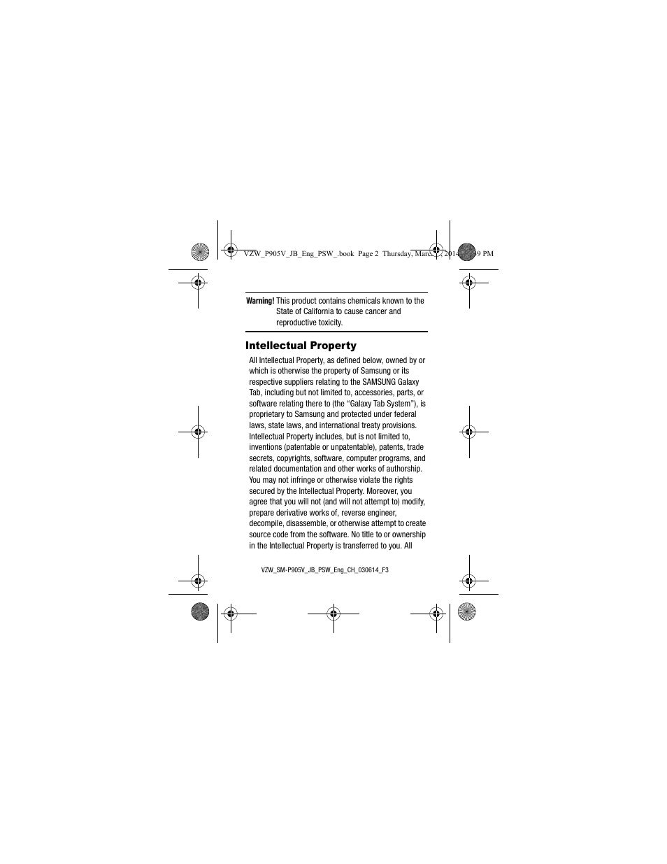 Samsung SM-P905VZKAVZW User Manual | Page 2 / 76