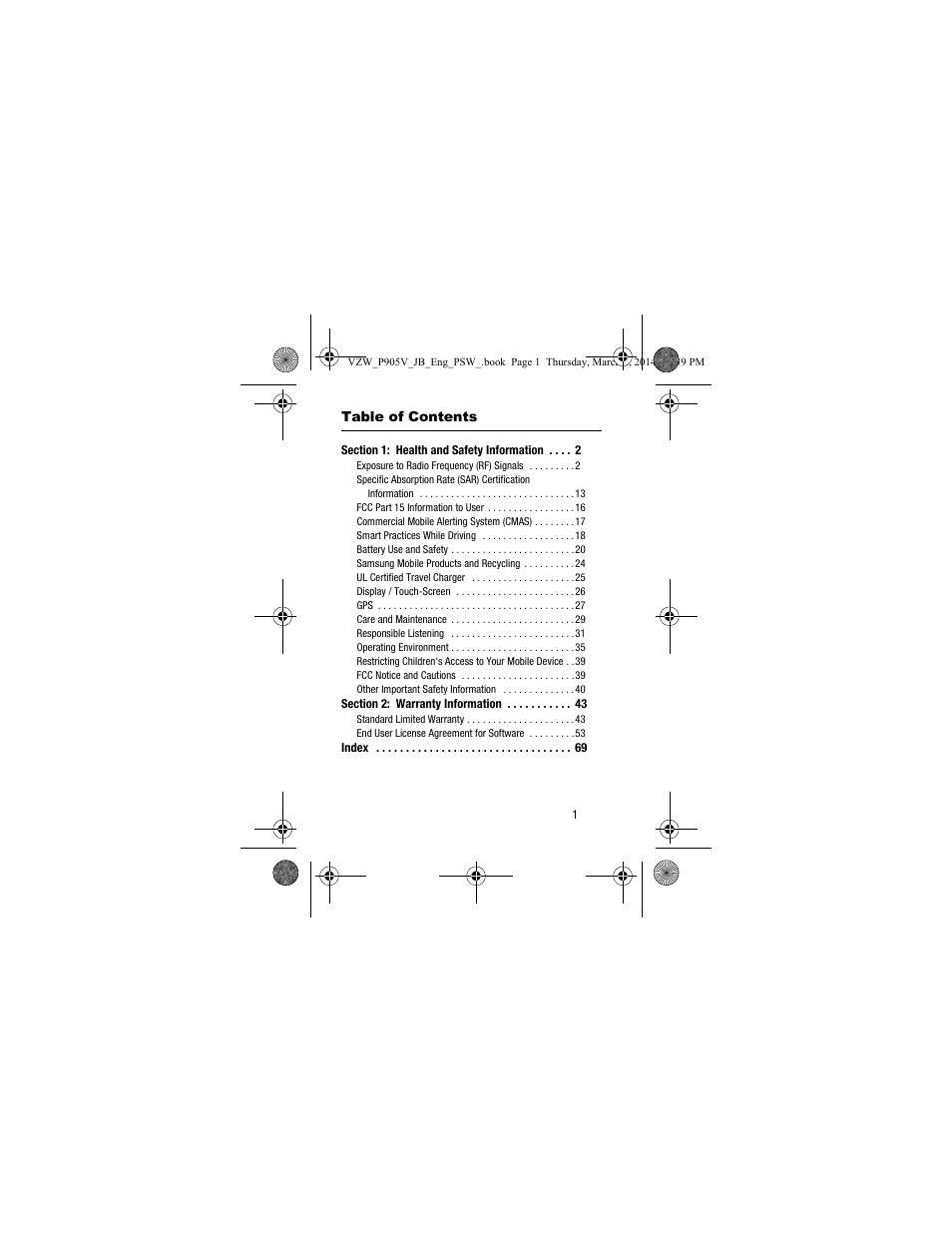 Samsung SM-P905VZKAVZW User Manual | Page 7 / 76