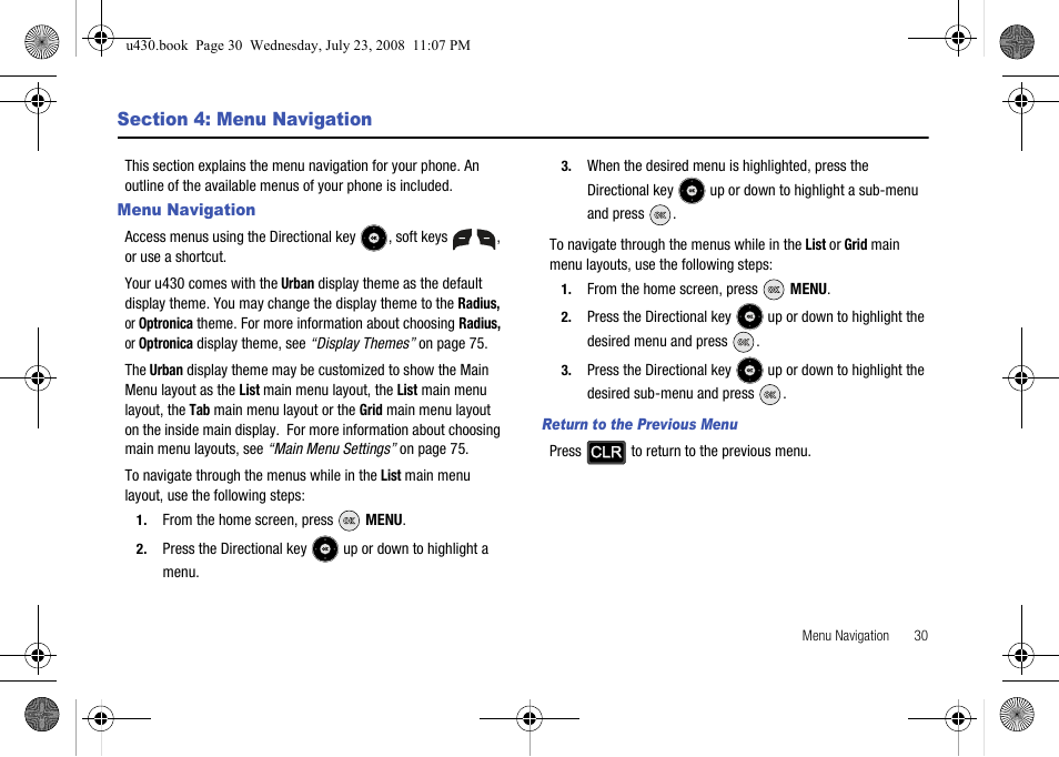 Samsung SCH-U430NSPVZW User Manual | Page 33 / 134