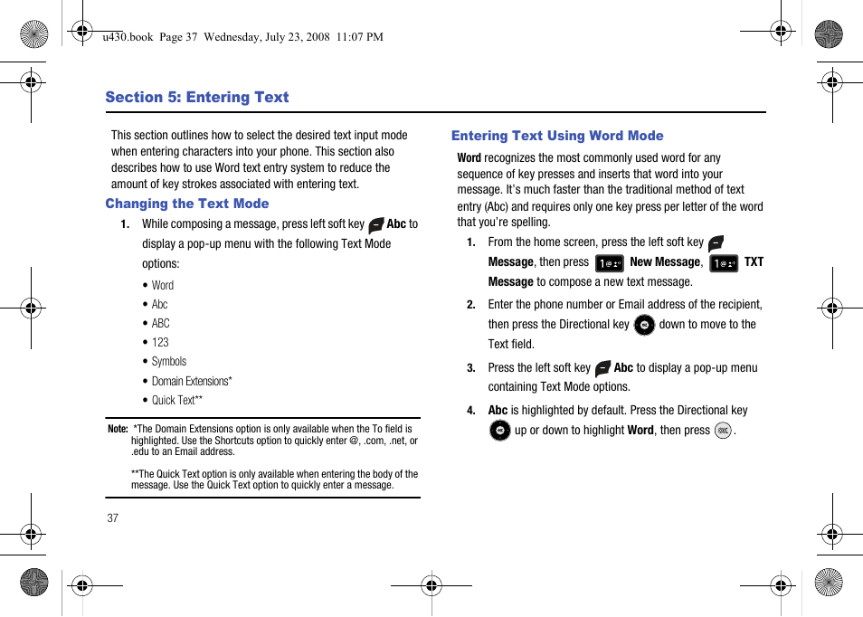 Samsung SCH-U430NSPVZW User Manual | Page 40 / 134