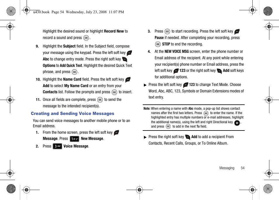 Samsung SCH-U430NSPVZW User Manual | Page 57 / 134