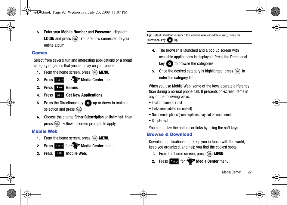 Samsung SCH-U430NSPVZW User Manual | Page 95 / 134