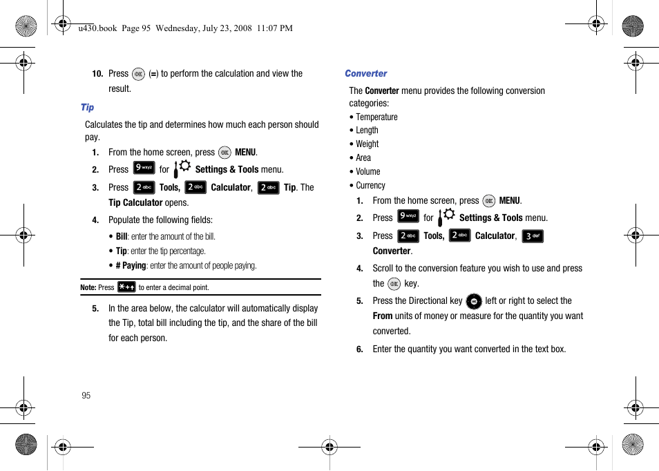 Samsung SCH-U430NSPVZW User Manual | Page 98 / 134