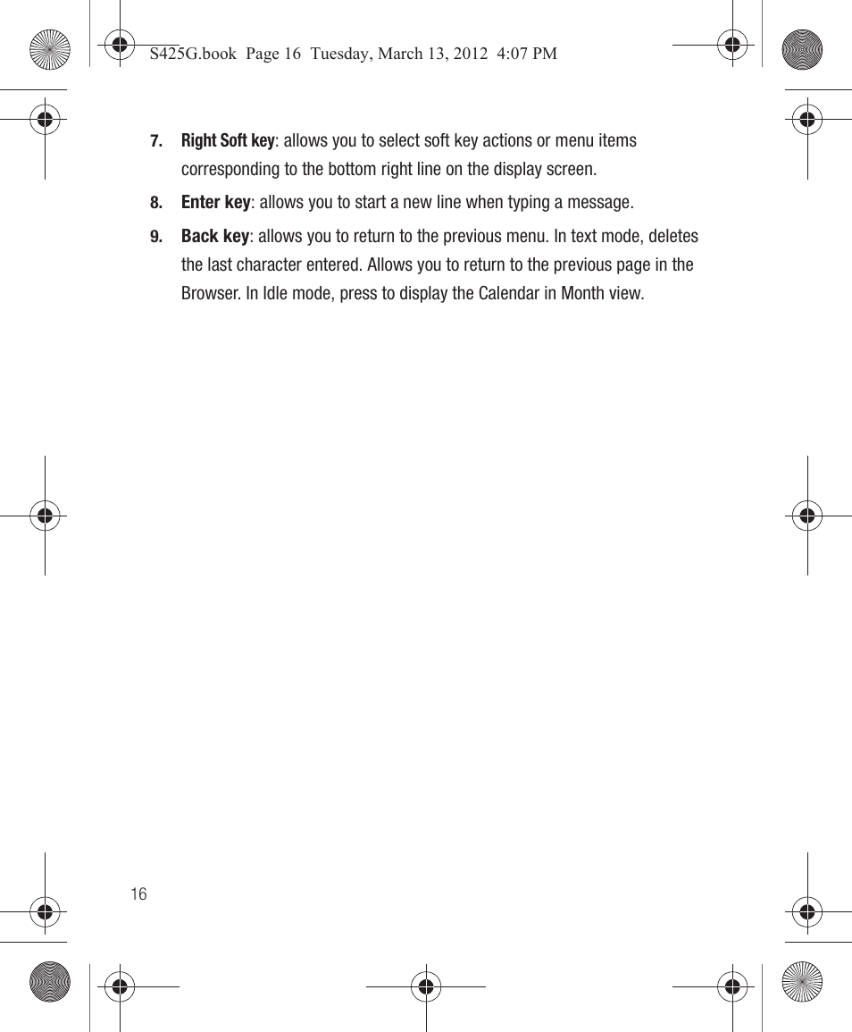 Samsung SGH-S425ZGATFN User Manual | Page 20 / 155