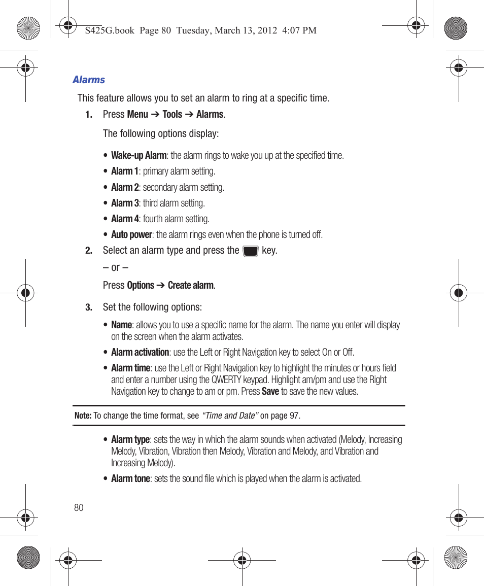 Samsung SGH-S425ZGATFN User Manual | Page 84 / 155