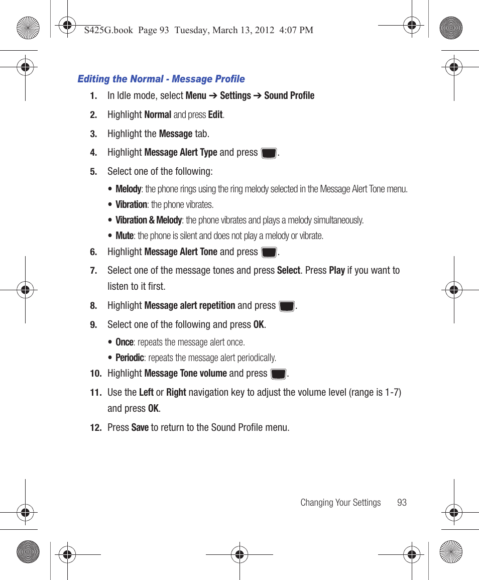 Samsung SGH-S425ZGATFN User Manual | Page 97 / 155
