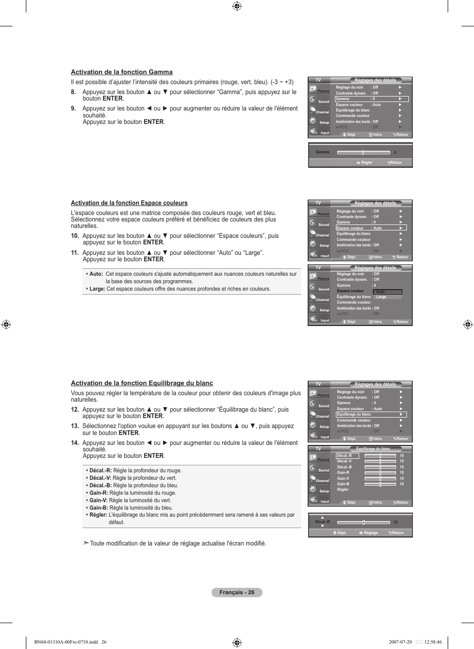Samsung LNT4671FX-XAA User Manual | Page 120 / 277